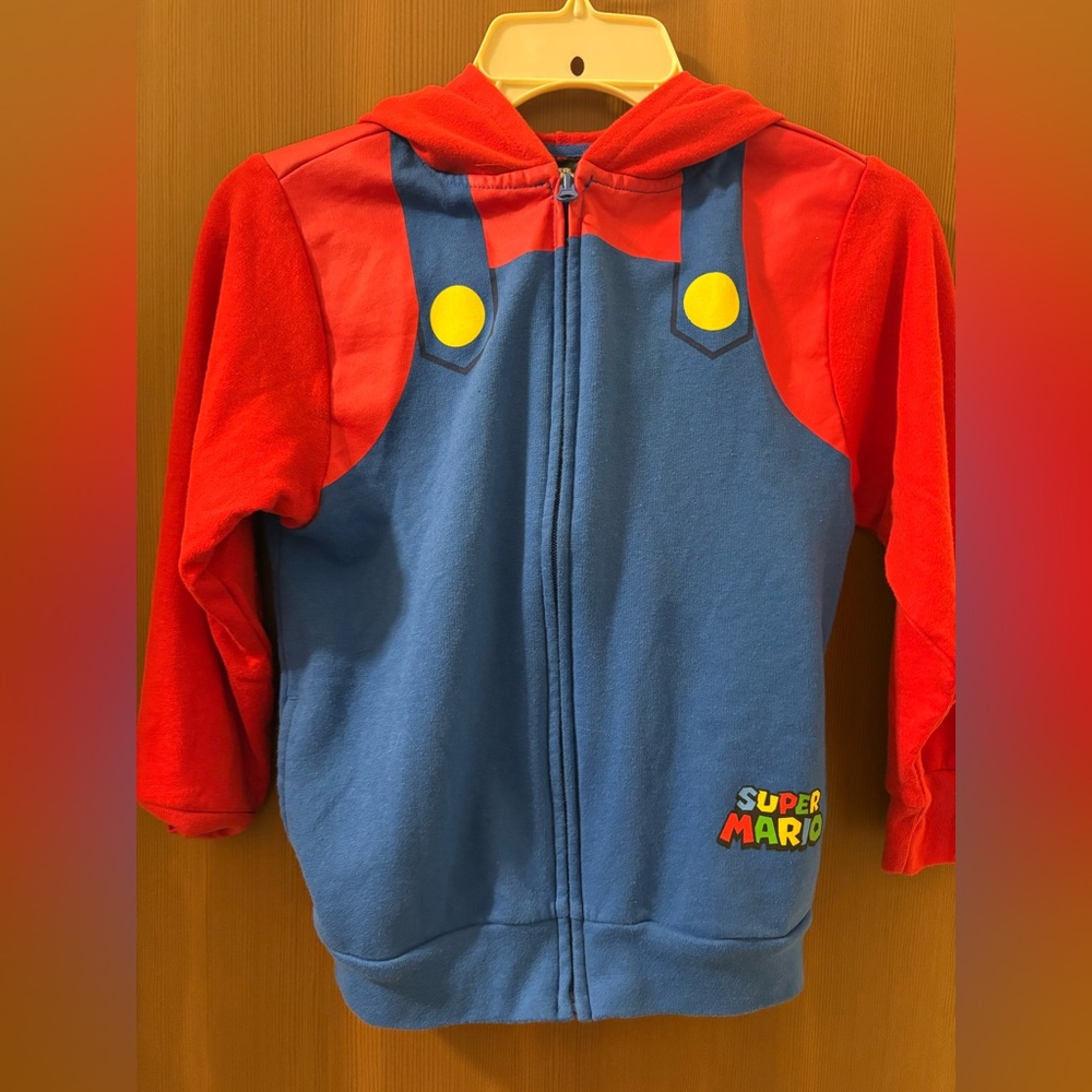 Nintendo Super Mario Blue and Red Jacket